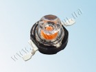 Сверхъяркий светодиод LED 1W Red with lens